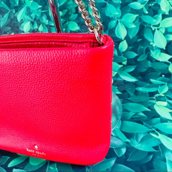 Kate spade Hayes ellery red shoulder bag pearl - Picture 7 of 7